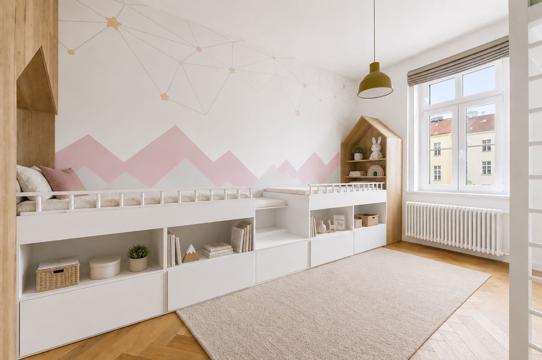 Prenájom bytu 3-izbový 80 m², Slezská, Praha, Praha Prenájom bytu 3-izbový 80 m², Slezská, Praha, Praha