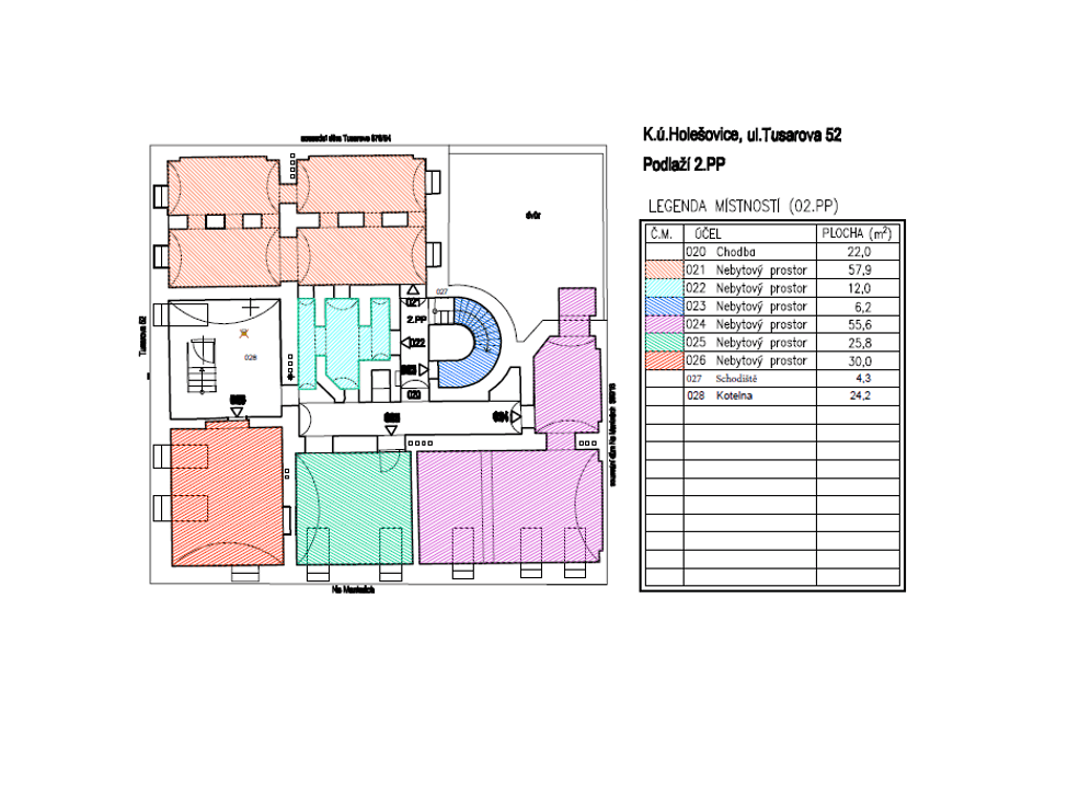 Predaj nebytového priestoru 187 m², Tusarova, Praha, Praha Predaj nebytového priestoru 187 m², Tusarova, Praha, Praha