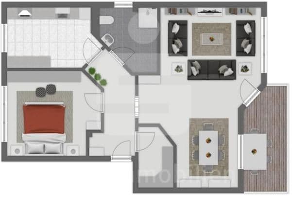 Prenájom bytu 2-izbový 67 m², Kampstraße 7B, Kerpen, Severné Porýnie - Westfálsko Prenájom bytu 2-izbový 67 m², Kampstraße 7B, Kerpen, Severné Porýnie - Westfálsko