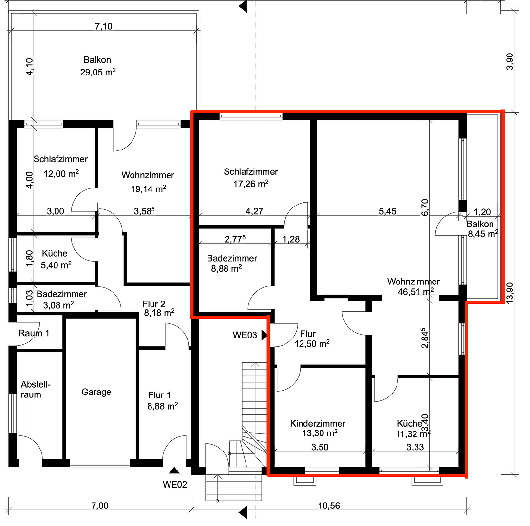 Prenájom bytu 3-izbový 114 m², Ringstraße 1b, Sundern, Severné Porýnie - Westfálsko Prenájom bytu 3-izbový 114 m², Ringstraße 1b, Sundern, Severné Porýnie - Westfálsko