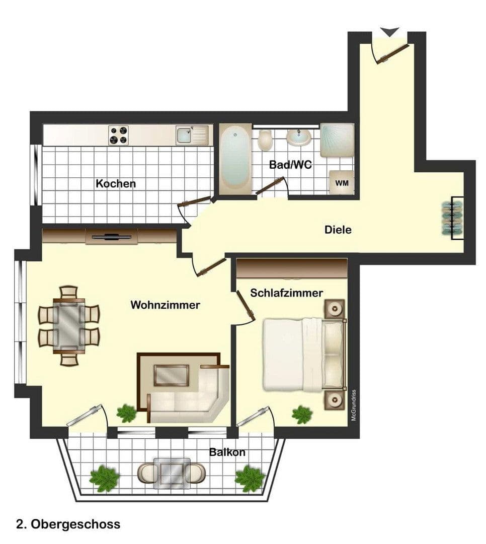 Prenájom bytu 2-izbový 72 m², Neuenhagen bei Berlin, Brandenbursko Prenájom bytu 2-izbový 72 m², Neuenhagen bei Berlin, Brandenbursko