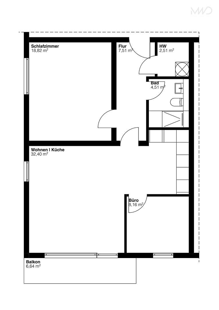 Predaj bytu 2-izbový 77 m², Wiesbaden, Hesensko Predaj bytu 2-izbový 77 m², Wiesbaden, Hesensko