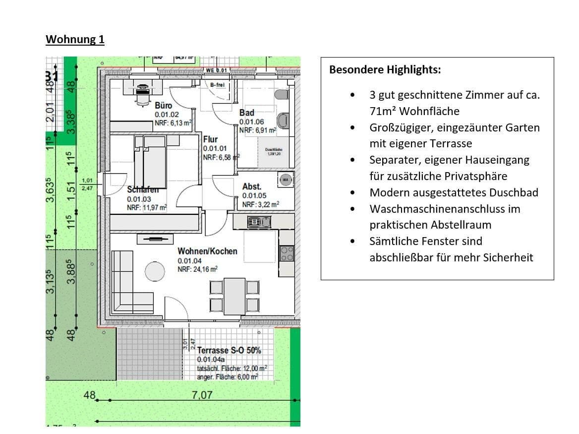 Prenájom bytu 2-izbový 45 m², Segeberger Str. 57, Neumünster, Šlezvicko-Holštajnsko Prenájom bytu 2-izbový 45 m², Segeberger Str. 57, Neumünster, Šlezvicko-Holštajnsko