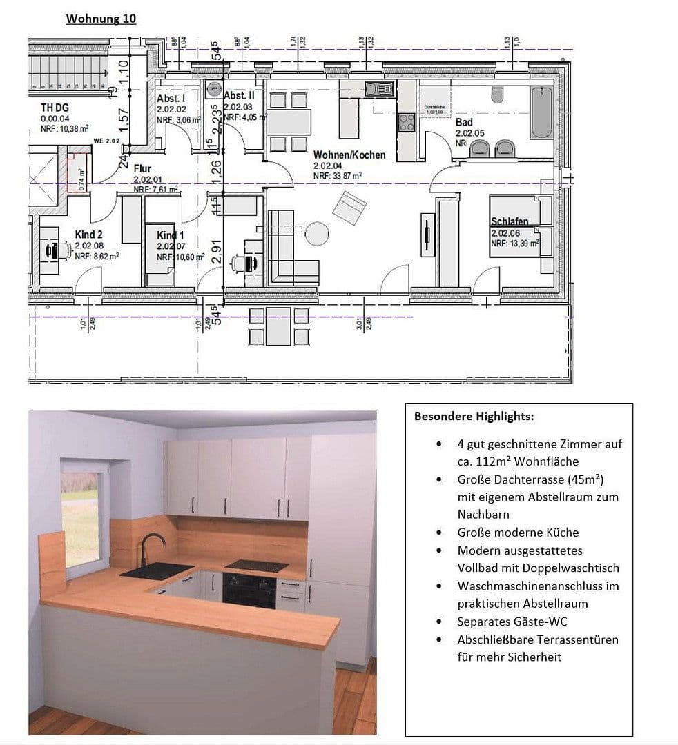 Prenájom bytu 2-izbový 45 m², Segeberger Str. 57, Neumünster, Šlezvicko-Holštajnsko Prenájom bytu 2-izbový 45 m², Segeberger Str. 57, Neumünster, Šlezvicko-Holštajnsko