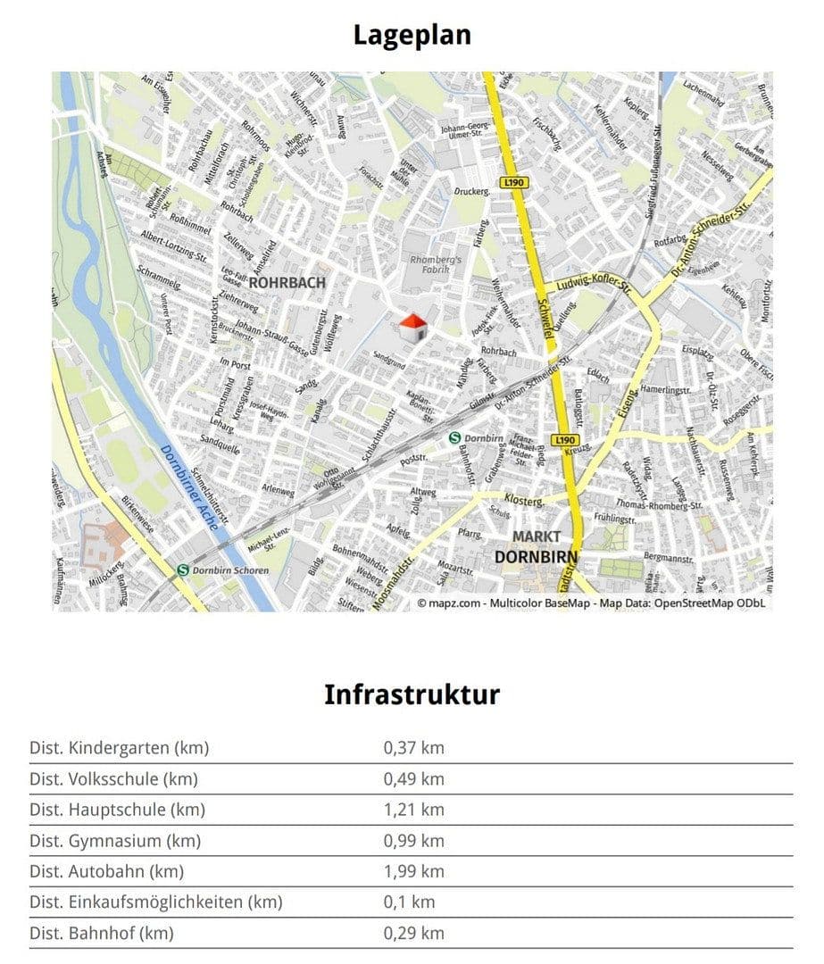 Prenájom bytu 4-izbový 90 m², Sandgasse 2, Dornbirn, Vorarlbersko Prenájom bytu 4-izbový 90 m², Sandgasse 2, Dornbirn, Vorarlbersko