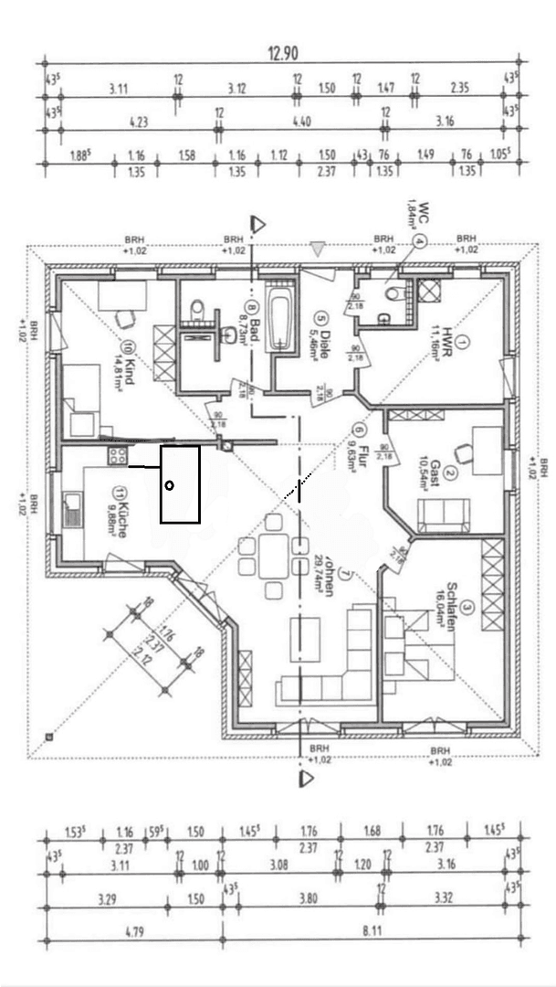Predaj domu 120 m², pozemek 614 m², Damendorf, Šlezvicko-Holštajnsko Predaj domu 120 m², pozemek 614 m², Damendorf, Šlezvicko-Holštajnsko