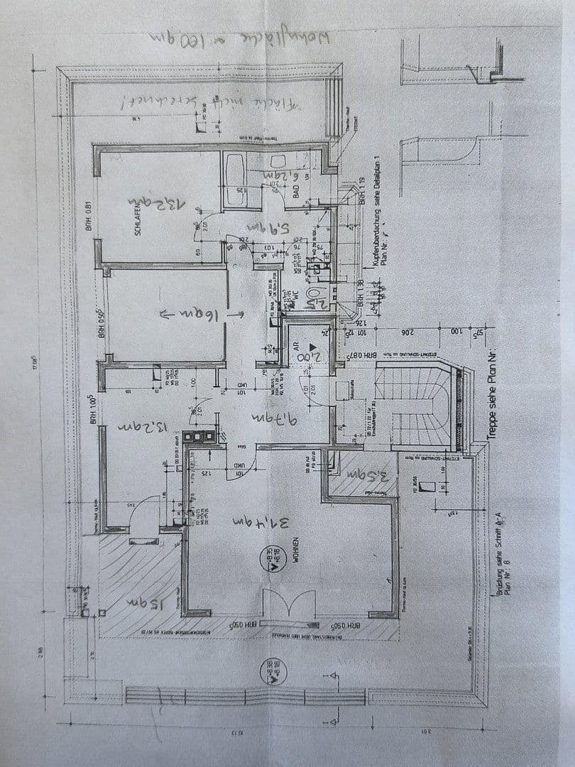 Prenájom bytu 3-izbový 120 m², Gerasmühler Straße 31, Stein, Bavorsko Prenájom bytu 3-izbový 120 m², Gerasmühler Straße 31, Stein, Bavorsko