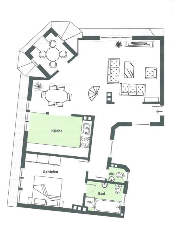 Prenájom bytu 5-izbový 135 m², Saarbrücken, Sársko Prenájom bytu 5-izbový 135 m², Saarbrücken, Sársko