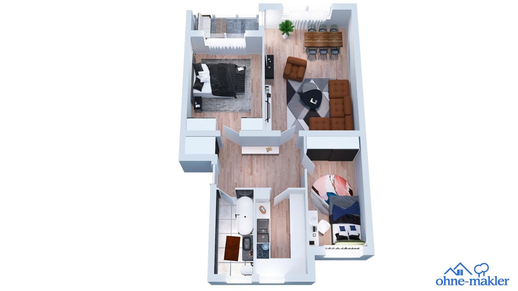 Predaj bytu 3-izbový 68 m², Stockumer Str. 1a, Berlin Reinickendorf-Tegel, Berlín Predaj bytu 3-izbový 68 m², Stockumer Str. 1a, Berlin Reinickendorf-Tegel, Berlín