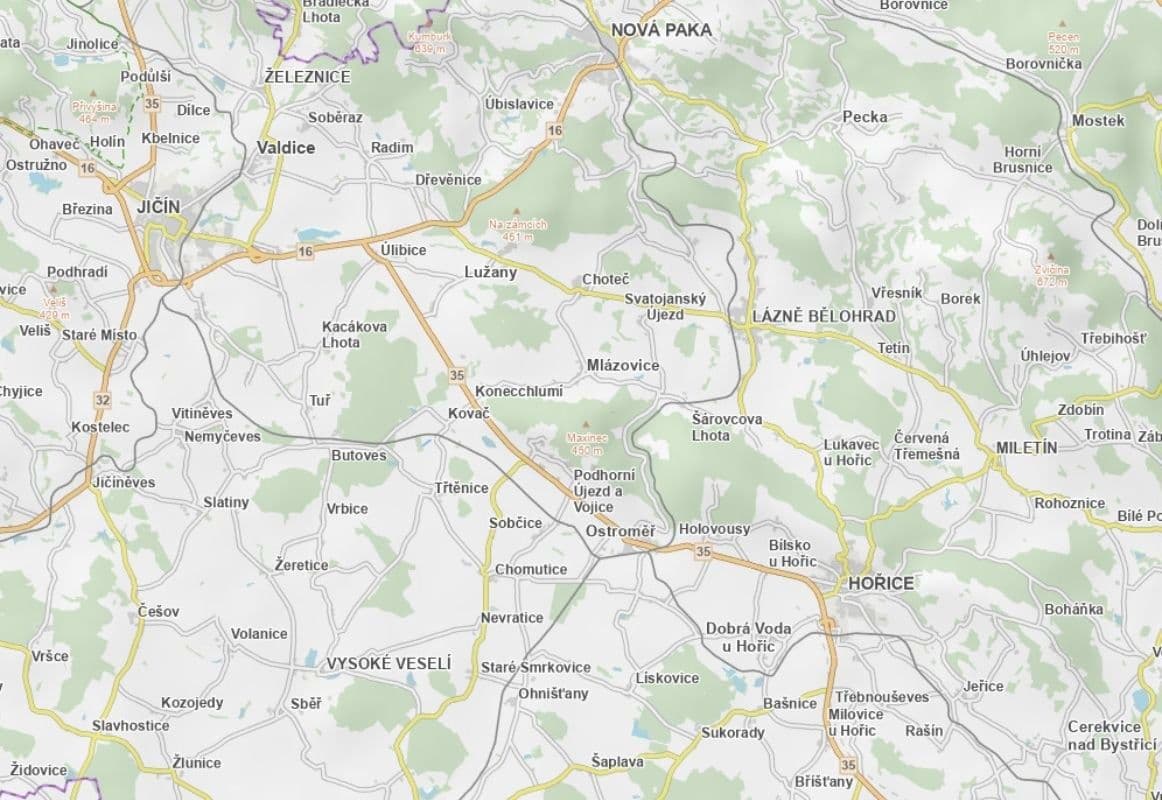 Predaj pozemku 9.640 m², Kovač, Královéhradecký kraj Predaj pozemku 9.640 m², Kovač, Královéhradecký kraj