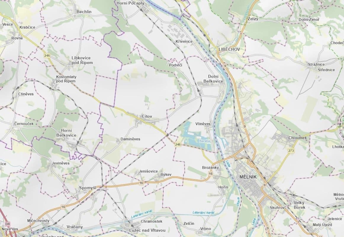 Predaj pozemku 1.002 m², Cítov, Středočeský kraj Predaj pozemku 1.002 m², Cítov, Středočeský kraj