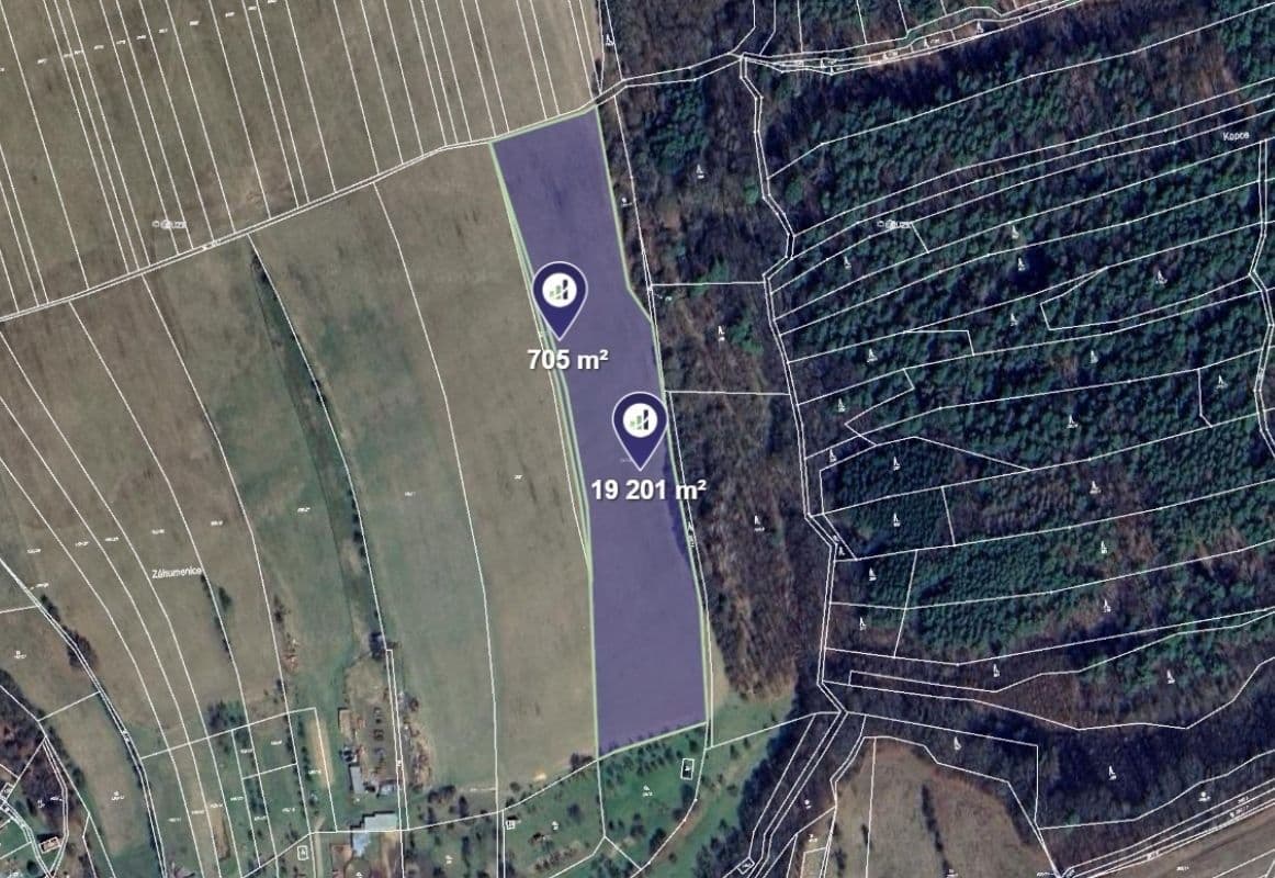 Predaj pozemku 19.906 m², Kaňovice, Zlínský kraj Predaj pozemku 19.906 m², Kaňovice, Zlínský kraj