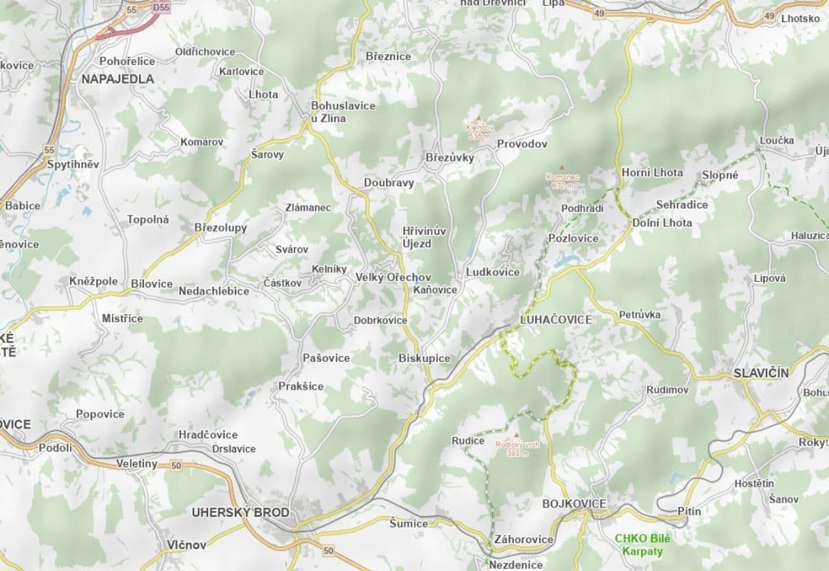 Predaj pozemku 19.906 m², Kaňovice, Zlínský kraj Predaj pozemku 19.906 m², Kaňovice, Zlínský kraj