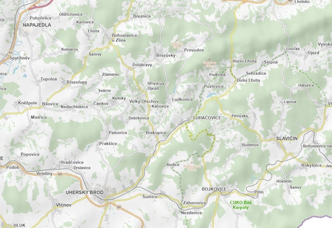 Predaj pozemku 10.909 m², Kaňovice, Zlínský kraj Predaj pozemku 10.909 m², Kaňovice, Zlínský kraj