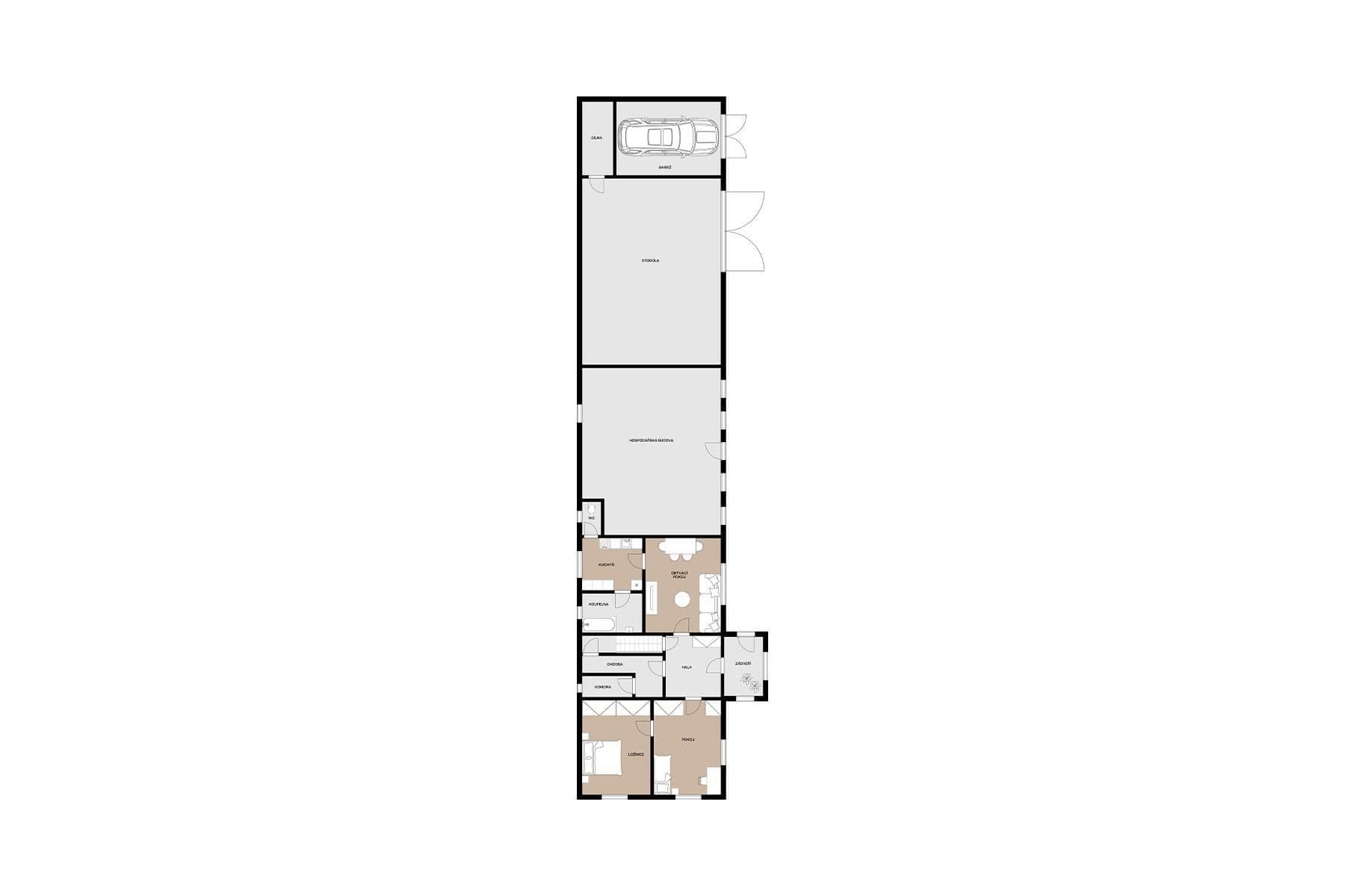 Predaj domu 322 m², pozemek 1.590 m², Chyjice, Královéhradecký kraj Predaj domu 322 m², pozemek 1.590 m², Chyjice, Královéhradecký kraj