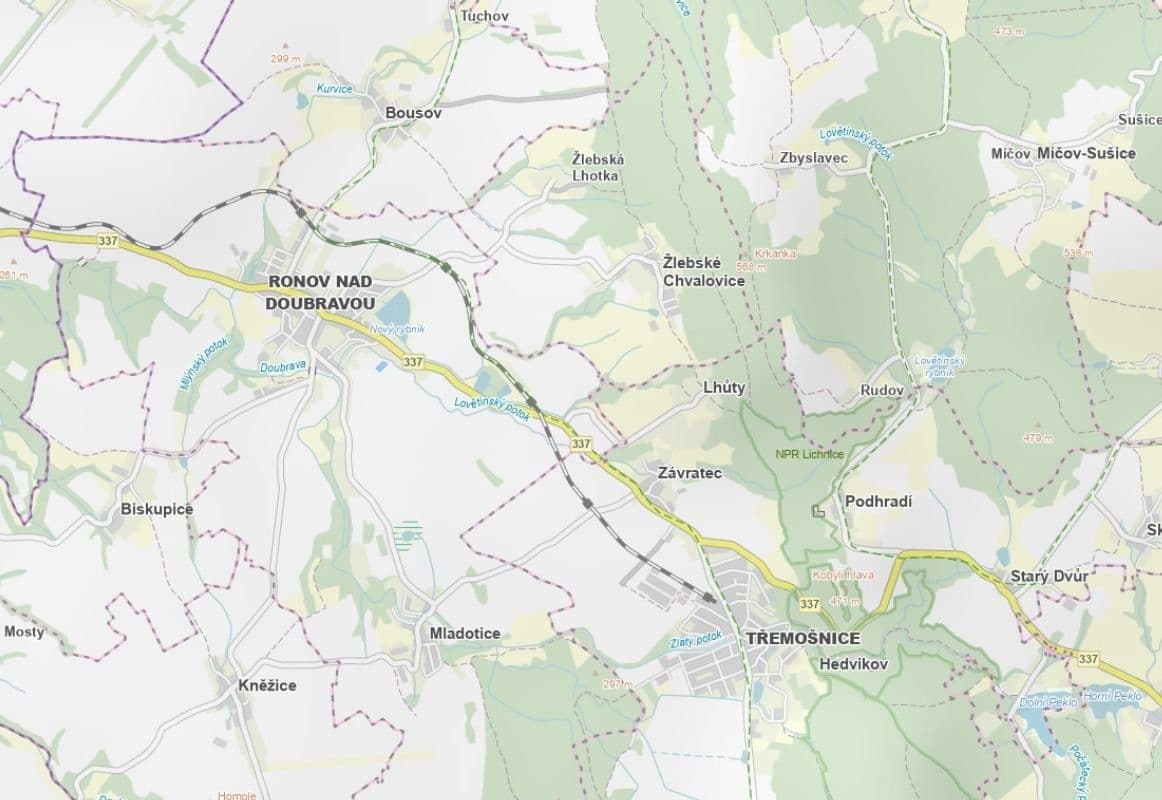Predaj pozemku 865 m², Ronov nad Doubravou, Pardubický kraj Predaj pozemku 865 m², Ronov nad Doubravou, Pardubický kraj