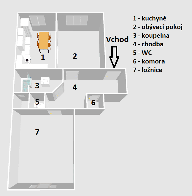 Prenájom bytu 2-izbový 63 m², Merhautova, Brno, Jihomoravský kraj Prenájom bytu 2-izbový 63 m², Merhautova, Brno, Jihomoravský kraj