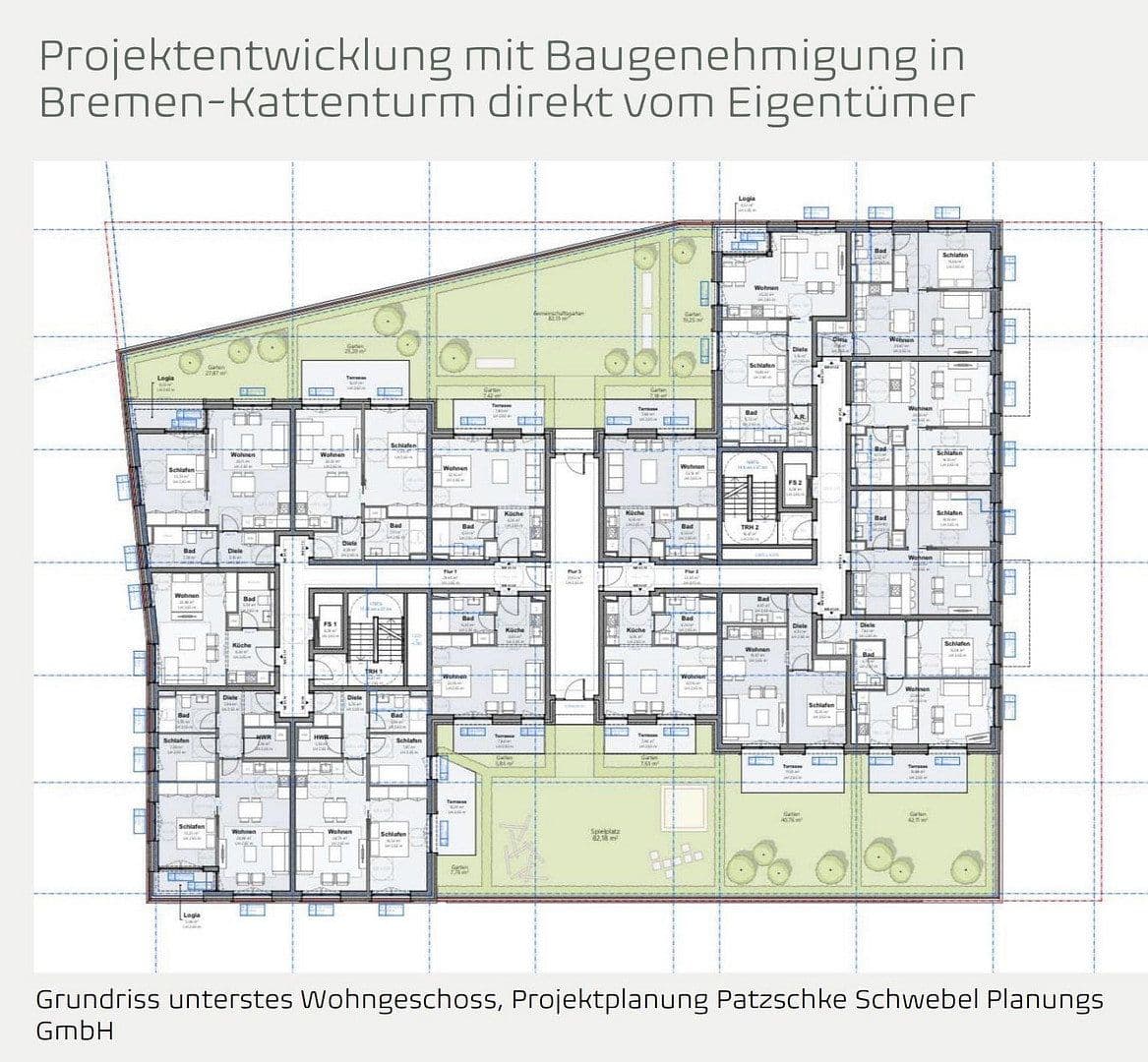 Predaj kancelárie 1.375 m², Gorsemannstraße 20, Bremen, Brémy Predaj kancelárie 1.375 m², Gorsemannstraße 20, Bremen, Brémy