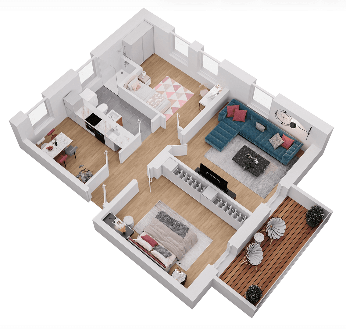 Predaj bytu 3-izbový 83 m², Hof, Bavorsko Predaj bytu 3-izbový 83 m², Hof, Bavorsko