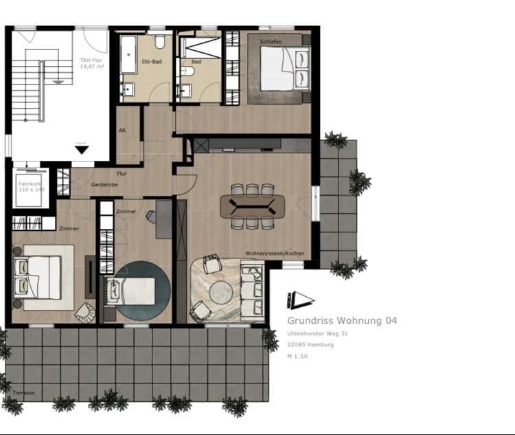 Prenájom bytu 4-izbový 149 m², Uhlenhorster Weg 31B, Hamburg, Hamburg Prenájom bytu 4-izbový 149 m², Uhlenhorster Weg 31B, Hamburg, Hamburg
