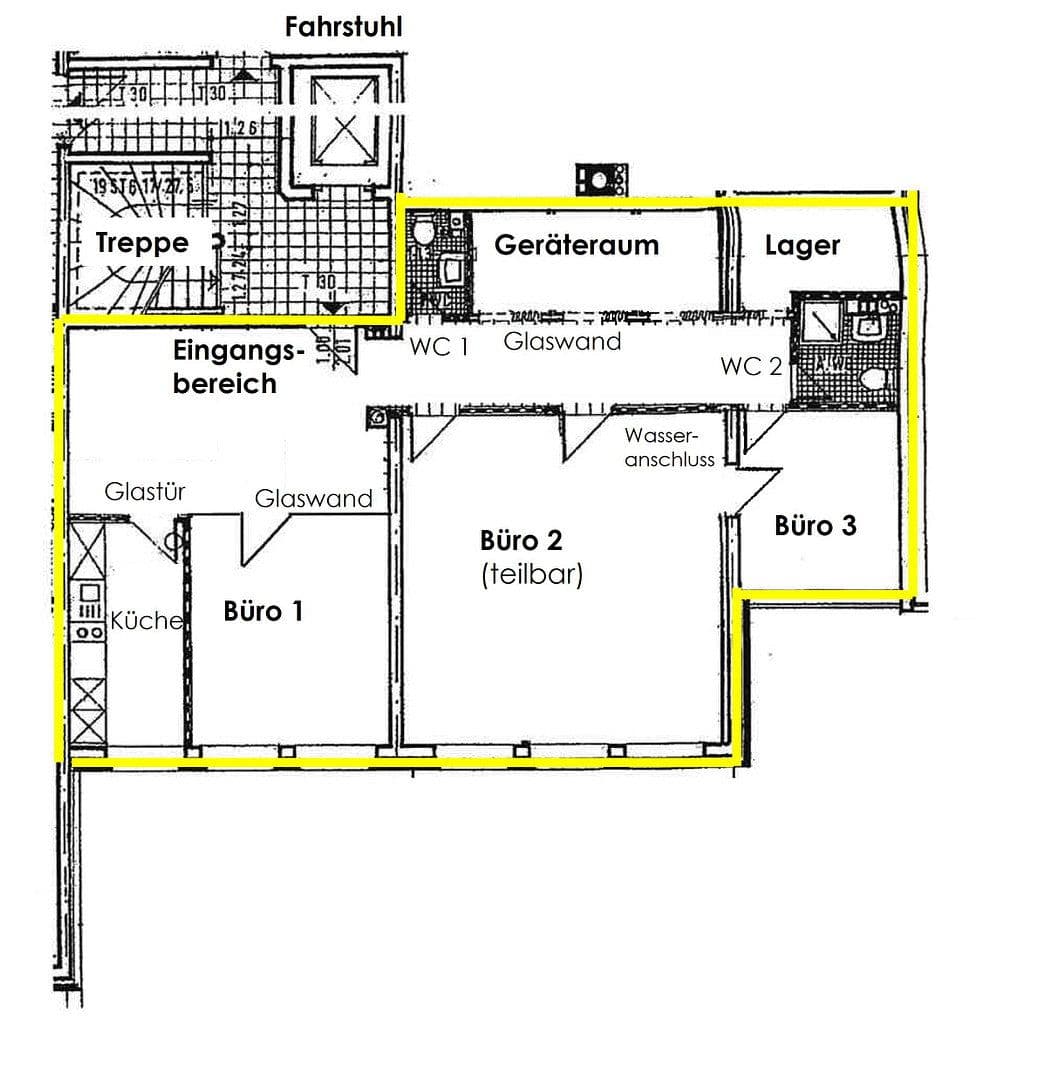 Prenájom kancelárie 117 m², Wallstraße 1, Winsen (Luhe), Dolné Sasko Prenájom kancelárie 117 m², Wallstraße 1, Winsen (Luhe), Dolné Sasko