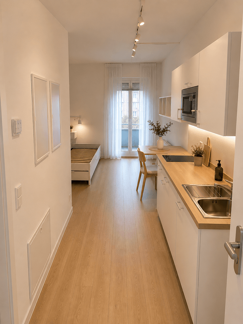 Prenájom bytu 1-izbový 20 m², Frankfurt, Hesensko Prenájom bytu 1-izbový 20 m², Frankfurt, Hesensko
