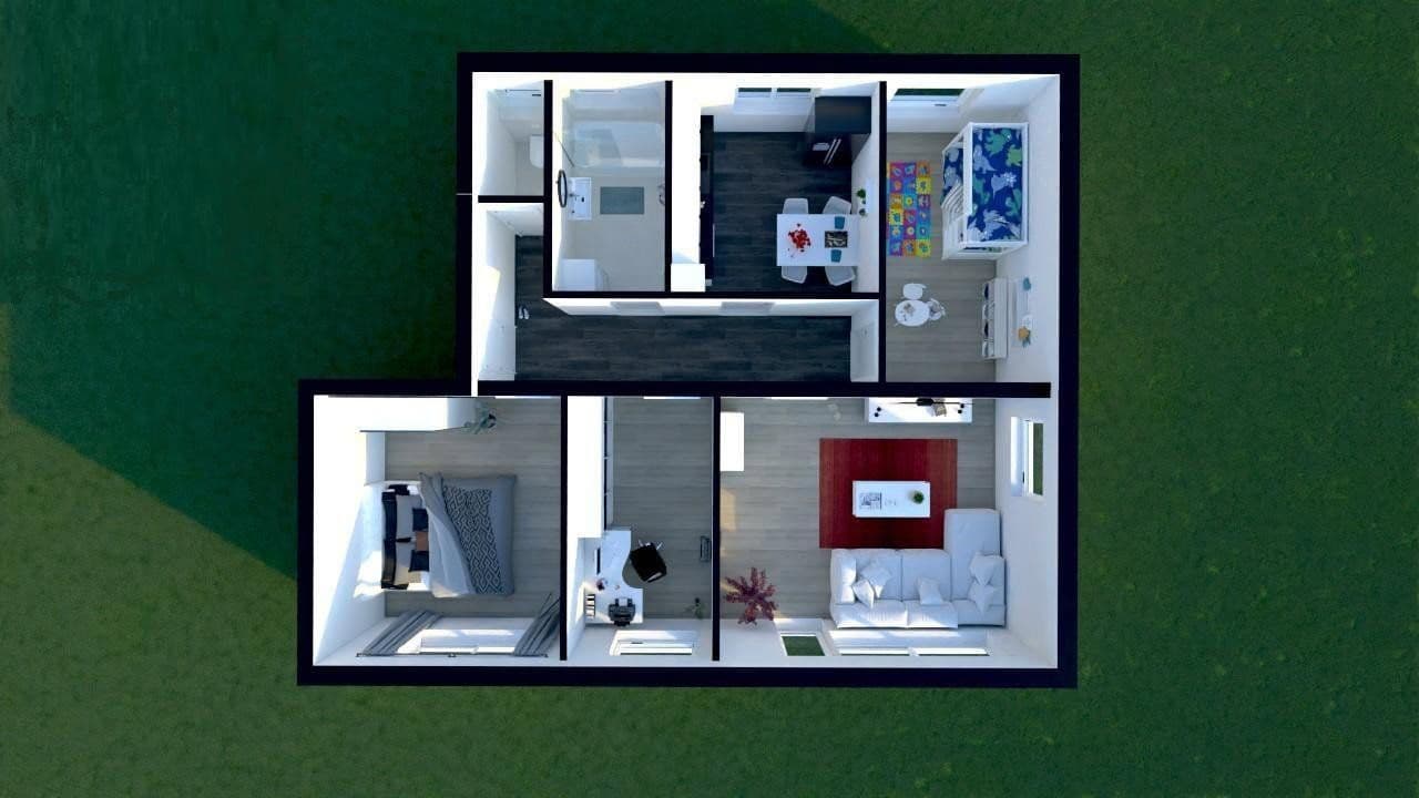 Prenájom bytu 4-izbový 80 m², Bahnhofstraße 42, Elchingen, Bavorsko Prenájom bytu 4-izbový 80 m², Bahnhofstraße 42, Elchingen, Bavorsko