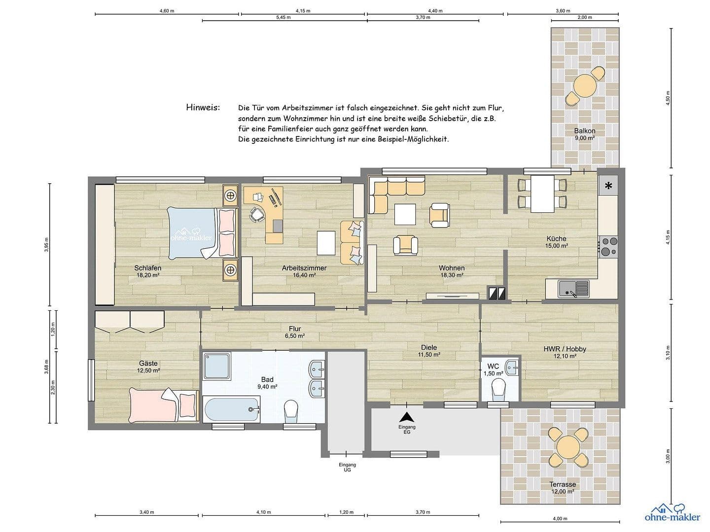 Prenájom bytu 4-izbový 127 m², Brombachtal, Hesensko Prenájom bytu 4-izbový 127 m², Brombachtal, Hesensko