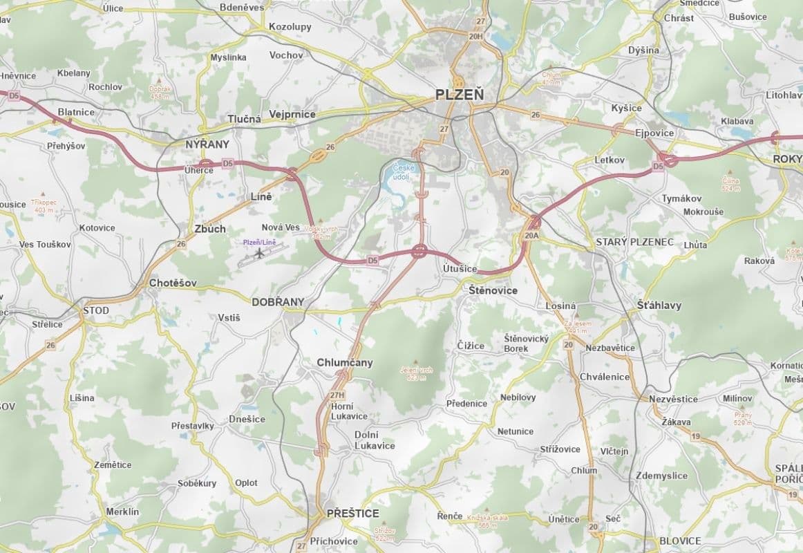 Predaj pozemku 812 m², Dobřany, Plzeňský kraj Predaj pozemku 812 m², Dobřany, Plzeňský kraj
