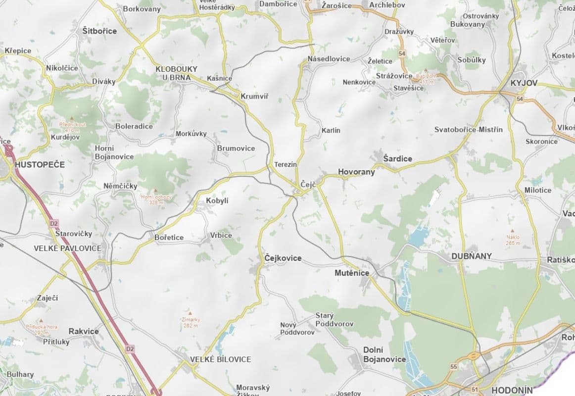 Predaj pozemku 1.937 m², Čejč, Jihomoravský kraj Predaj pozemku 1.937 m², Čejč, Jihomoravský kraj