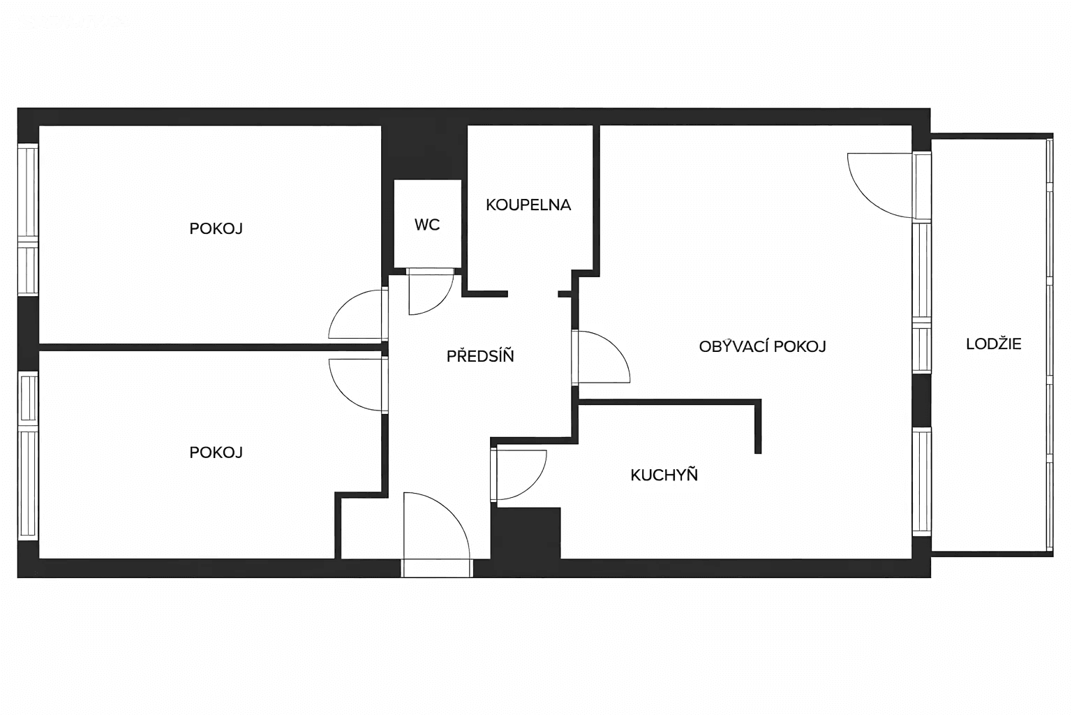 Predaj bytu 3-izbový 76 m², Poznaňská, Praha, Praha Predaj bytu 3-izbový 76 m², Poznaňská, Praha, Praha