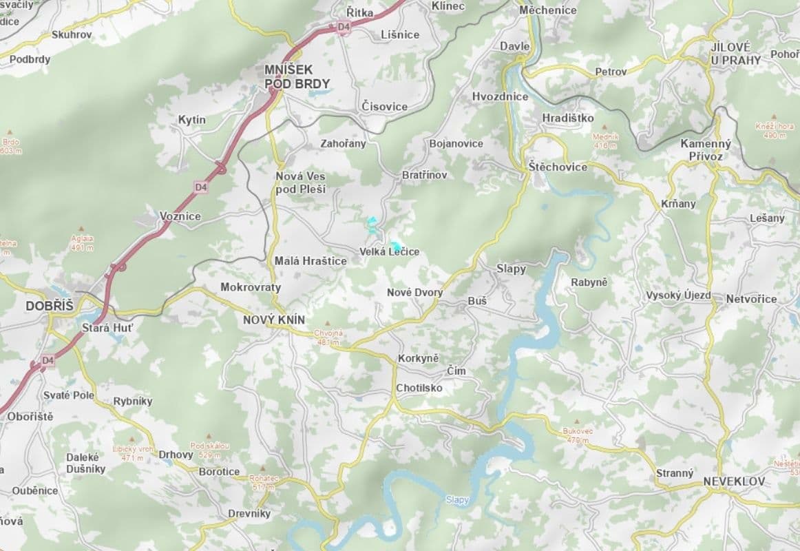 Predaj pozemku 11.051 m², Bojanovice, Středočeský kraj Predaj pozemku 11.051 m², Bojanovice, Středočeský kraj