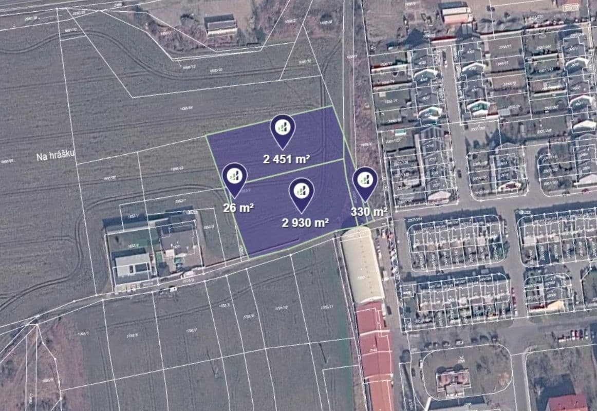Predaj pozemku 5.737 m², Slaný, Středočeský kraj Predaj pozemku 5.737 m², Slaný, Středočeský kraj