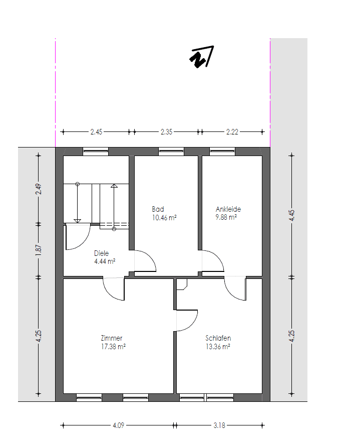 Predaj domu 157 m², pozemek 142 m², Mühlheim am Main, Hesensko Predaj domu 157 m², pozemek 142 m², Mühlheim am Main, Hesensko