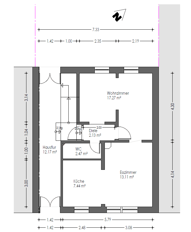 Predaj domu 157 m², pozemek 142 m², Mühlheim am Main, Hesensko Predaj domu 157 m², pozemek 142 m², Mühlheim am Main, Hesensko