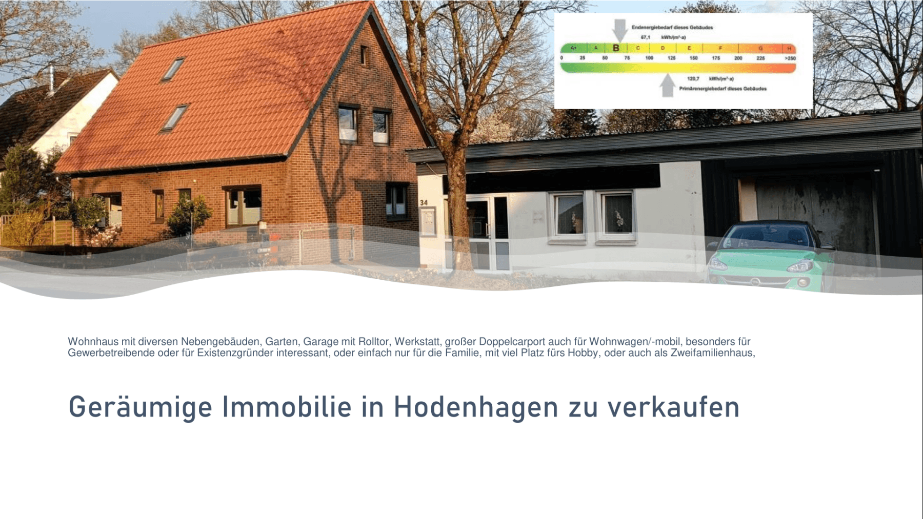 Predaj domu 160 m², pozemek 1.182 m², Bahnhofstr. 34, Hodenhagen, Dolné Sasko Predaj domu 160 m², pozemek 1.182 m², Bahnhofstr. 34, Hodenhagen, Dolné Sasko