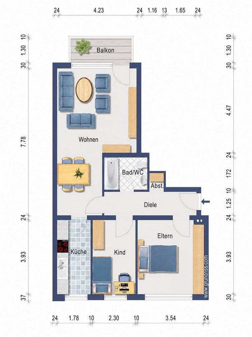 Predaj bytu 3-izbový 70 m², Oberbruchstraße 131, Krefeld, Severné Porýnie - Westfálsko Predaj bytu 3-izbový 70 m², Oberbruchstraße 131, Krefeld, Severné Porýnie - Westfálsko
