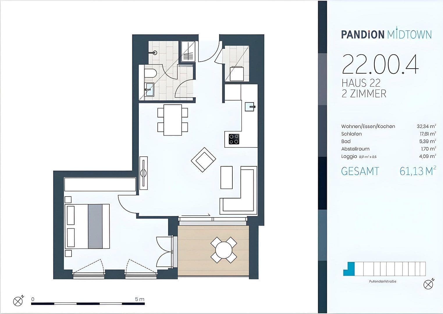 Prenájom bytu 2-izbový 61 m², Pufendorfstraße 4a, Berlin, Berlín Prenájom bytu 2-izbový 61 m², Pufendorfstraße 4a, Berlin, Berlín