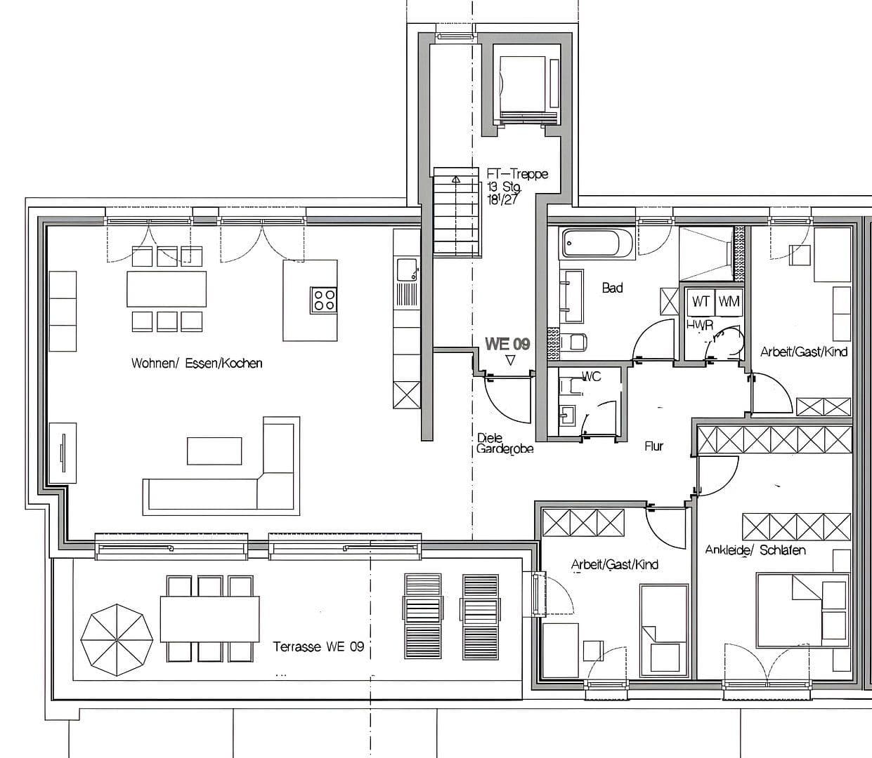 Prenájom bytu 4-izbový 143 m², Proviantbachstraße 13a, Augsburg, Bavorsko Prenájom bytu 4-izbový 143 m², Proviantbachstraße 13a, Augsburg, Bavorsko