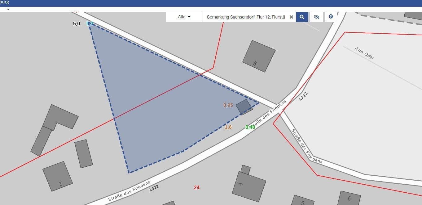 Predaj pozemku 2.400 m², Strasse des Friedens 1 b, Lindendorf, Brandenbursko Predaj pozemku 2.400 m², Strasse des Friedens 1 b, Lindendorf, Brandenbursko