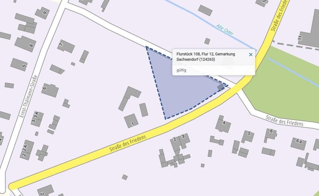 Predaj pozemku 2.400 m², Strasse des Friedens 1 b, Lindendorf, Brandenbursko Predaj pozemku 2.400 m², Strasse des Friedens 1 b, Lindendorf, Brandenbursko