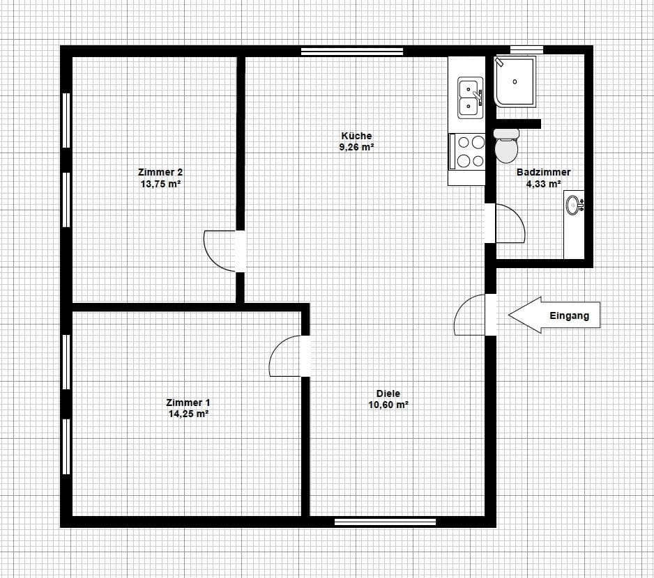 Prenájom bytu 2-izbový 51 m², Braunschweig, Dolné Sasko Prenájom bytu 2-izbový 51 m², Braunschweig, Dolné Sasko