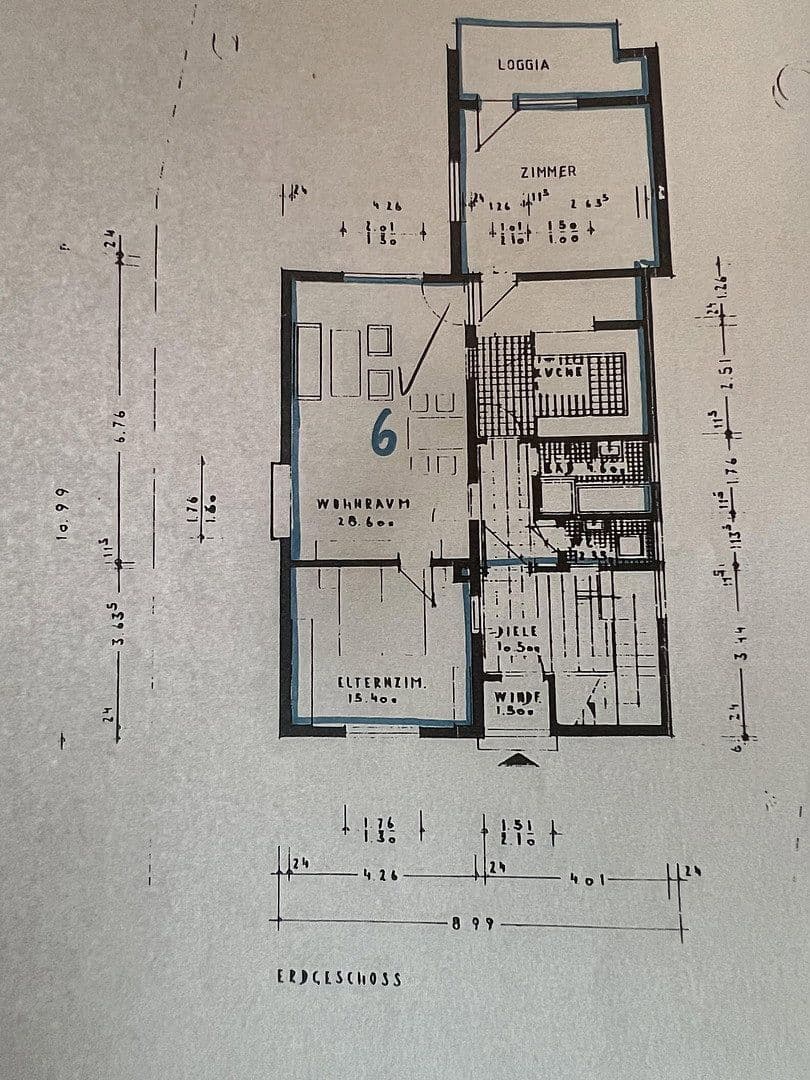 Prenájom bytu 4-izbový 104 m², Leimen, Bádensko-Wurttembersko Prenájom bytu 4-izbový 104 m², Leimen, Bádensko-Wurttembersko