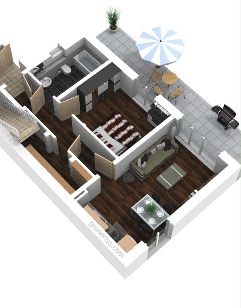 Prenájom bytu 2-izbový 65 m², Rudower Str. 178A, Berlin, Berlín Prenájom bytu 2-izbový 65 m², Rudower Str. 178A, Berlin, Berlín