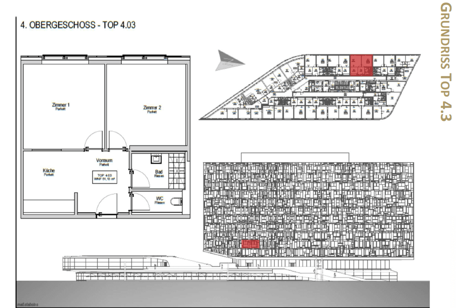 Prenájom bytu 2-izbový 52 m², PEMA 2 2-4, Innsbruck, Tirolsko Prenájom bytu 2-izbový 52 m², PEMA 2 2-4, Innsbruck, Tirolsko