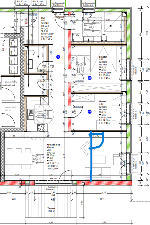 Prenájom bytu 3-izbový 104 m², Bismarckstraße 8, Nürtingen, Bádensko-Wurttembersko Prenájom bytu 3-izbový 104 m², Bismarckstraße 8, Nürtingen, Bádensko-Wurttembersko