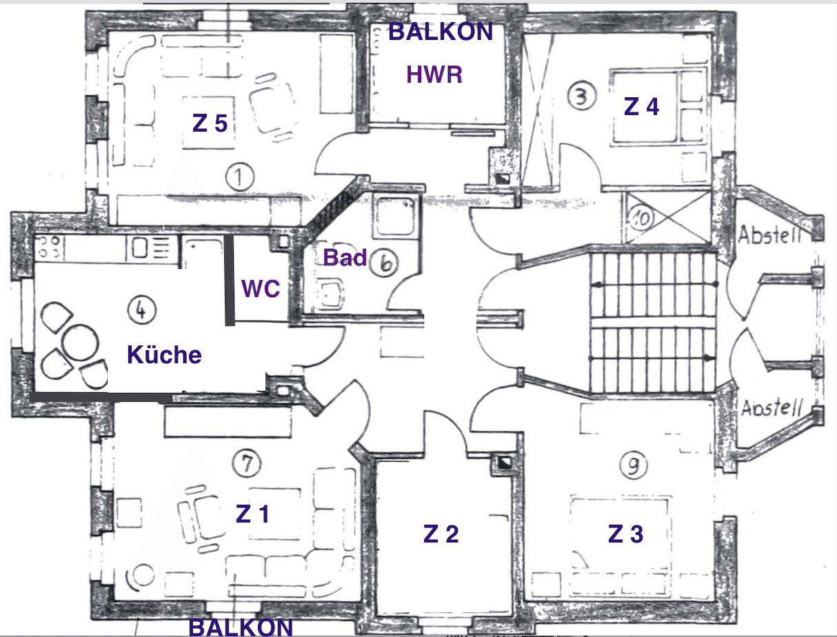 Prenájom bytu 5-izbový 124 m², Glösaer Straße 26, Chemnitz, Sasko Prenájom bytu 5-izbový 124 m², Glösaer Straße 26, Chemnitz, Sasko