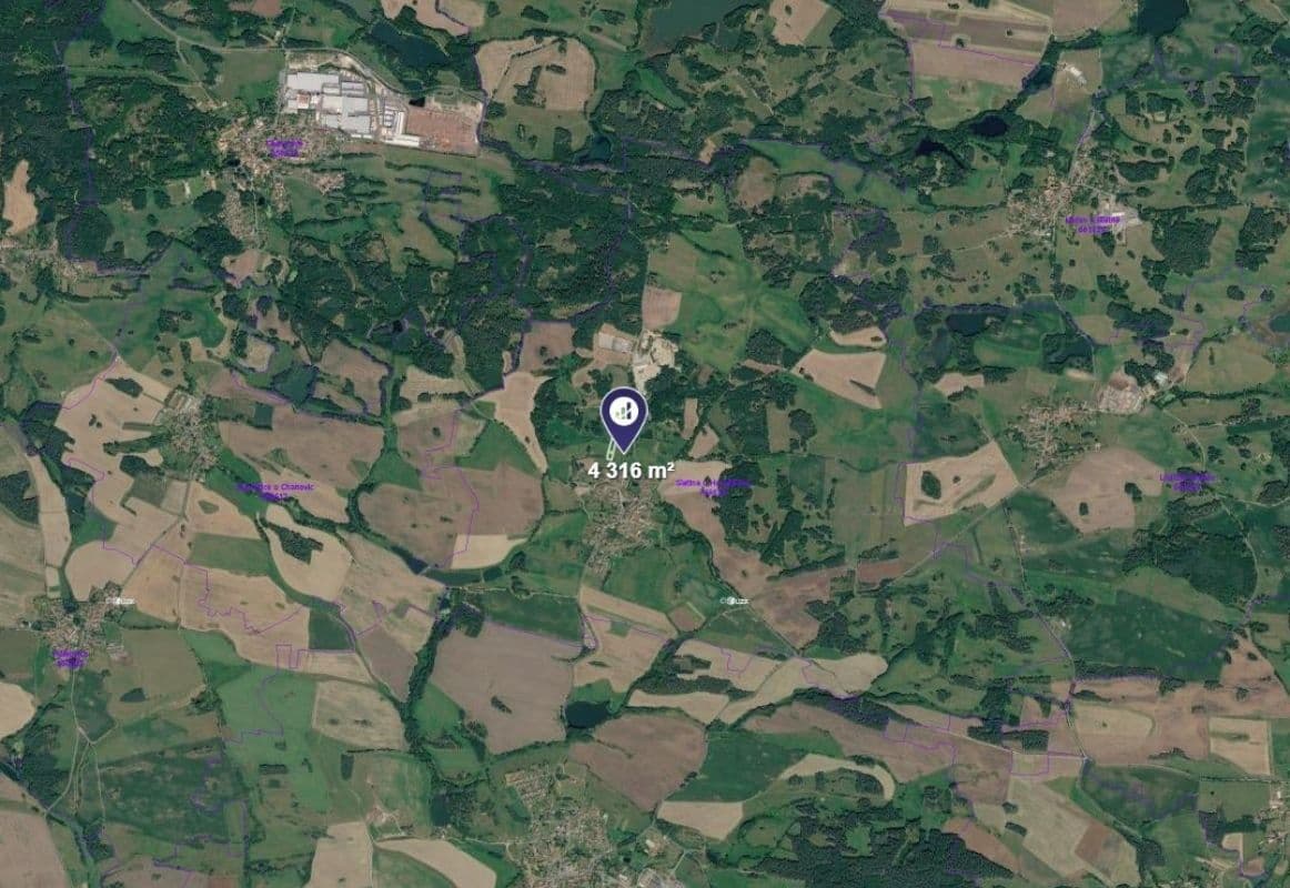 Predaj pozemku 4.316 m², Slatina, Plzeňský kraj Predaj pozemku 4.316 m², Slatina, Plzeňský kraj