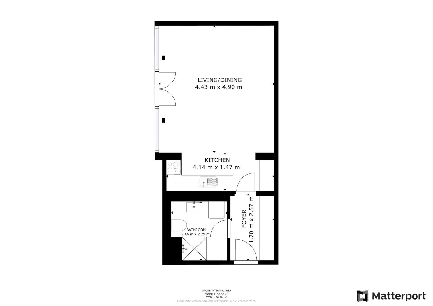 Prenájom bytu 1-izbový 37 m², Hartigova, Praha, Praha Prenájom bytu 1-izbový 37 m², Hartigova, Praha, Praha