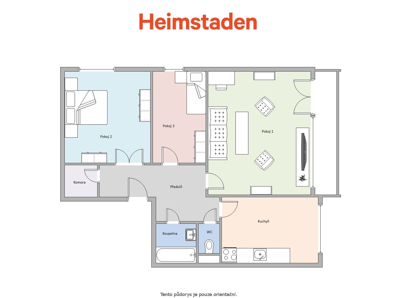 Prenájom bytu 3-izbový 69 m², Petřvaldská, Havířov, Moravskoslezský kraj Prenájom bytu 3-izbový 69 m², Petřvaldská, Havířov, Moravskoslezský kraj